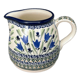 Pitcher, 1.2 Liter in "Blue Tulips" by Zaklady | Y463-ART160