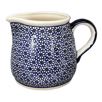A picture of a Polish Pottery Zaklady 1.2 Liter Pitcher (Ditsy Daisies) | Y463-D120 as shown at PolishPotteryOutlet.com/products/1-2-liter-pitcher-ditsy-daisies-y463-d120