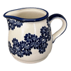 Polish Pottery 1.2L Pitcher (Blue Floral Vines) | Y463-D1210A at PolishPotteryOutlet.com
