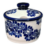 Bowl, Round, Sugar Bowl, 4" in "Blue Floral Vines" by Zaklady | Y698-D1210A