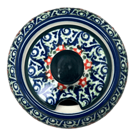 Polish Pottery Small Bubble Sugar Bowl (Cosmic Cosmos) | Y729-ART326 Additional Image at PolishPotteryOutlet.com
