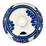 Bowl, Round, Bubble, Sugar Bowl, Small, 3.5" in "Blue Floral Vines" by Zaklady | Y729-D1210A