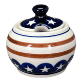 Bowl, Round, Bubble, Sugar Bowl, Small, 3.5" in "Stars & Stripes" by Zaklady | Y729-D81