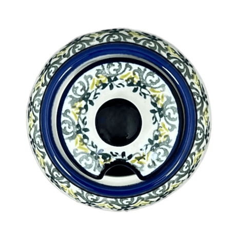 Bowl, Round, Bubble, Sugar Bowl, Small, 3.5" in "Floral Swallows" by Zaklady | Y729-DU182