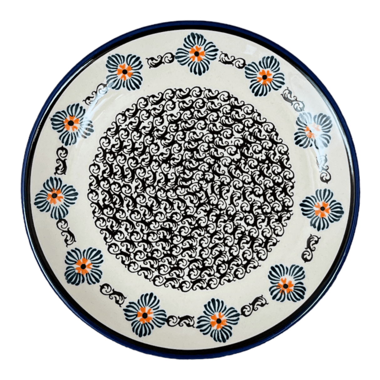 Plate, Round, Dessert, 7.75" in "Mesa Verde Midnight" by Zaklady | Y814-A1159A