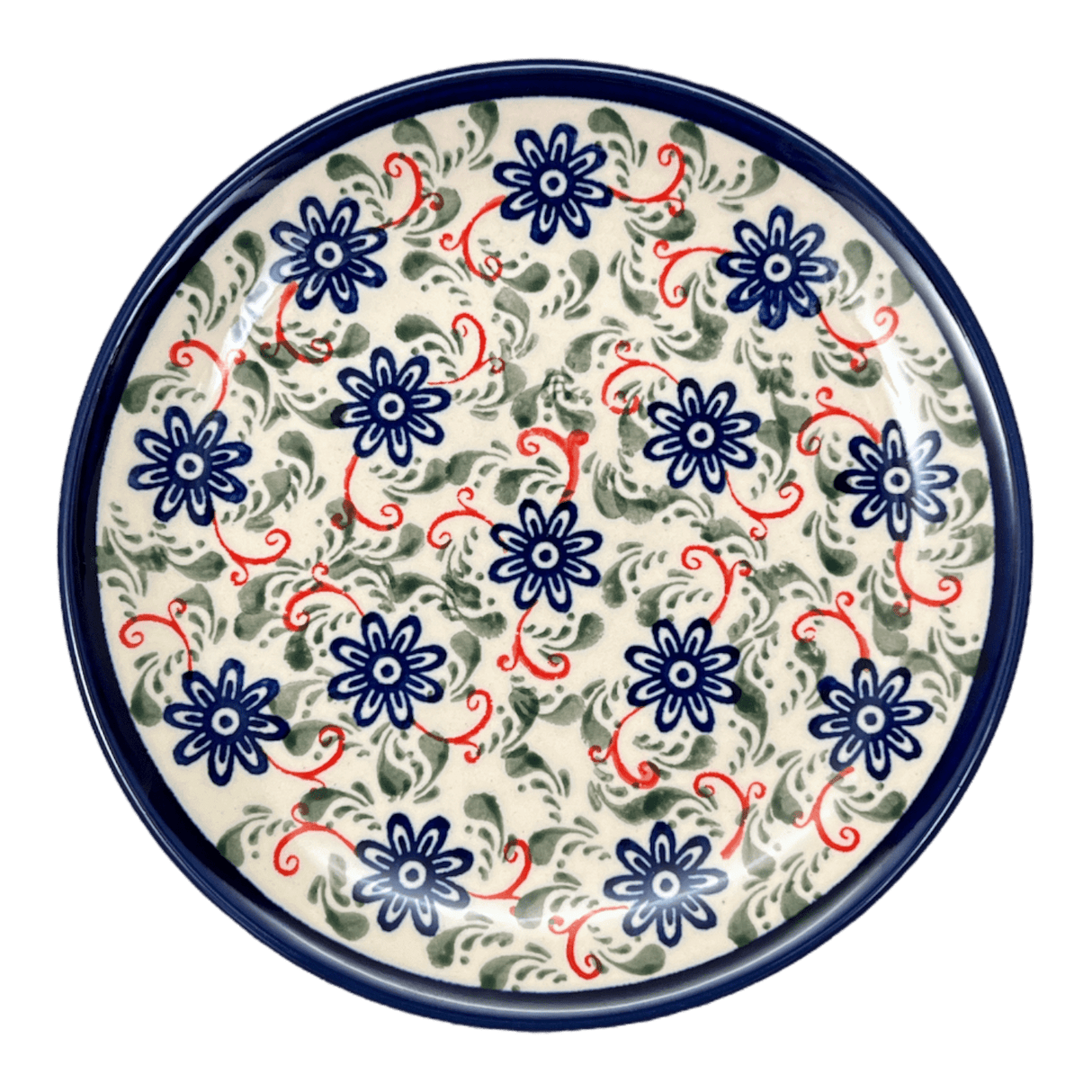 Plate, Round, Dessert, 7.75" in "Swirling Flowers" by Zaklady | Y814-A1197A