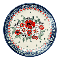 A picture of a Polish Pottery Zaklady 7.75" Dessert Plate (Cosmic Cosmos) | Y814-ART326 as shown at PolishPotteryOutlet.com/products/zaklady-dessert-plate-cosmic-cosmos-y814-art326