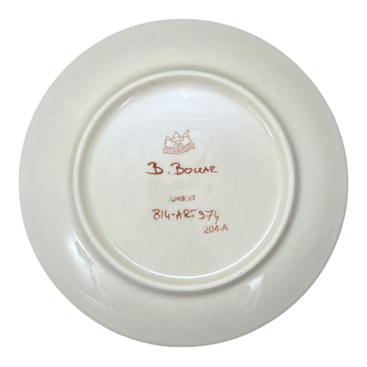 Plate, Round, Dessert, 7.75" in "Something Blue" by Zaklady | Y814-ART374