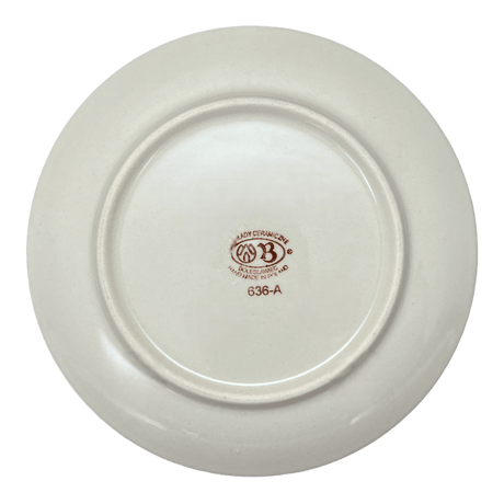 Plate, Round, Dessert, 7.75" in "Floral Pine" by Zaklady | Y814-D914