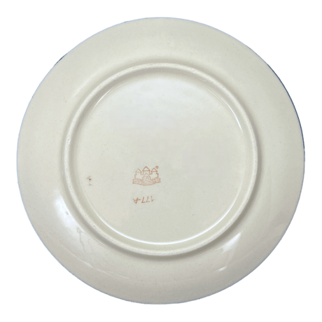 Plate, Round, Dessert, 7.75" in "Orange Wreath" by Zaklady | Y814-DU52