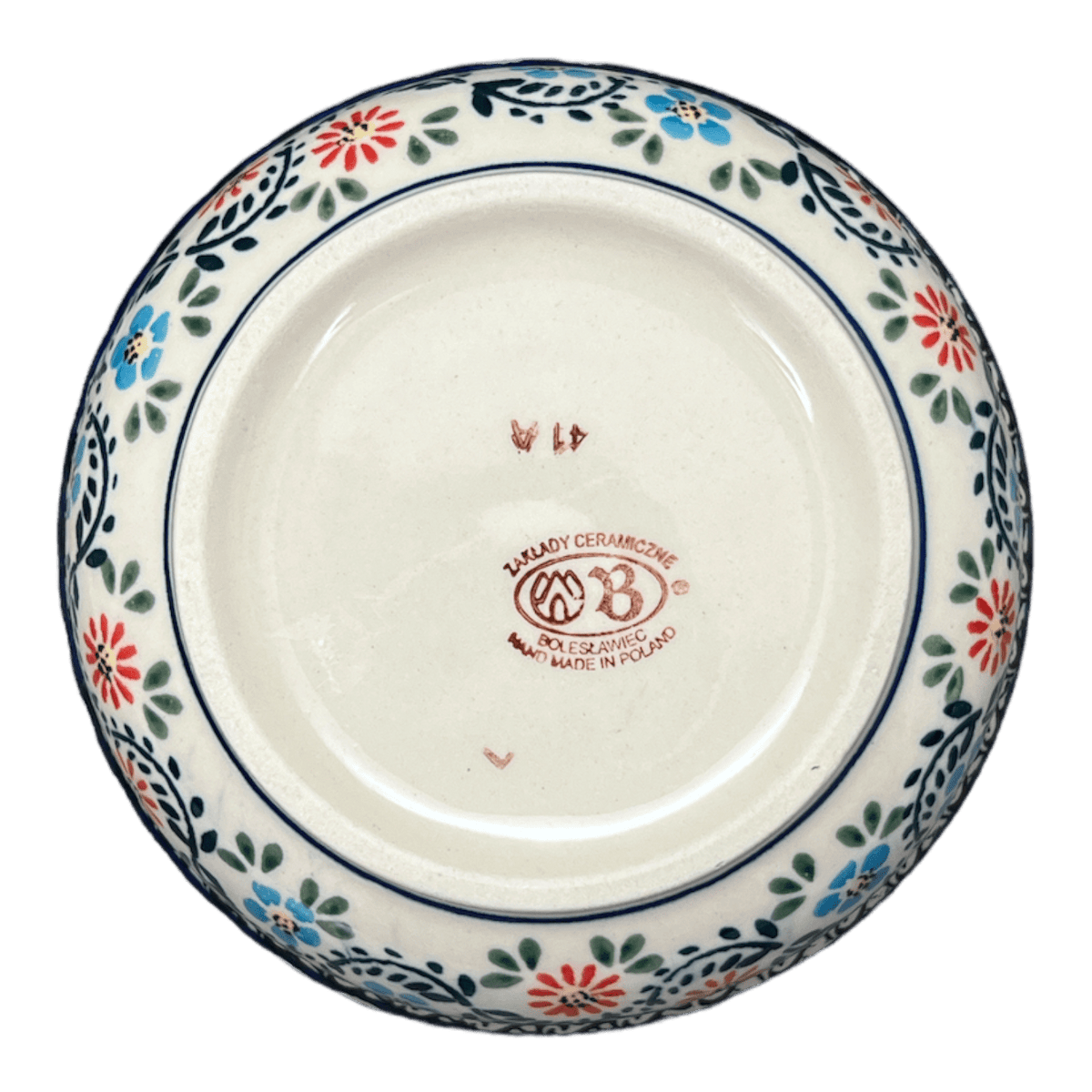 Bowl, Round, Magnolia, 6" in "Climbing Aster" by Zaklady | Y833A-A1145A