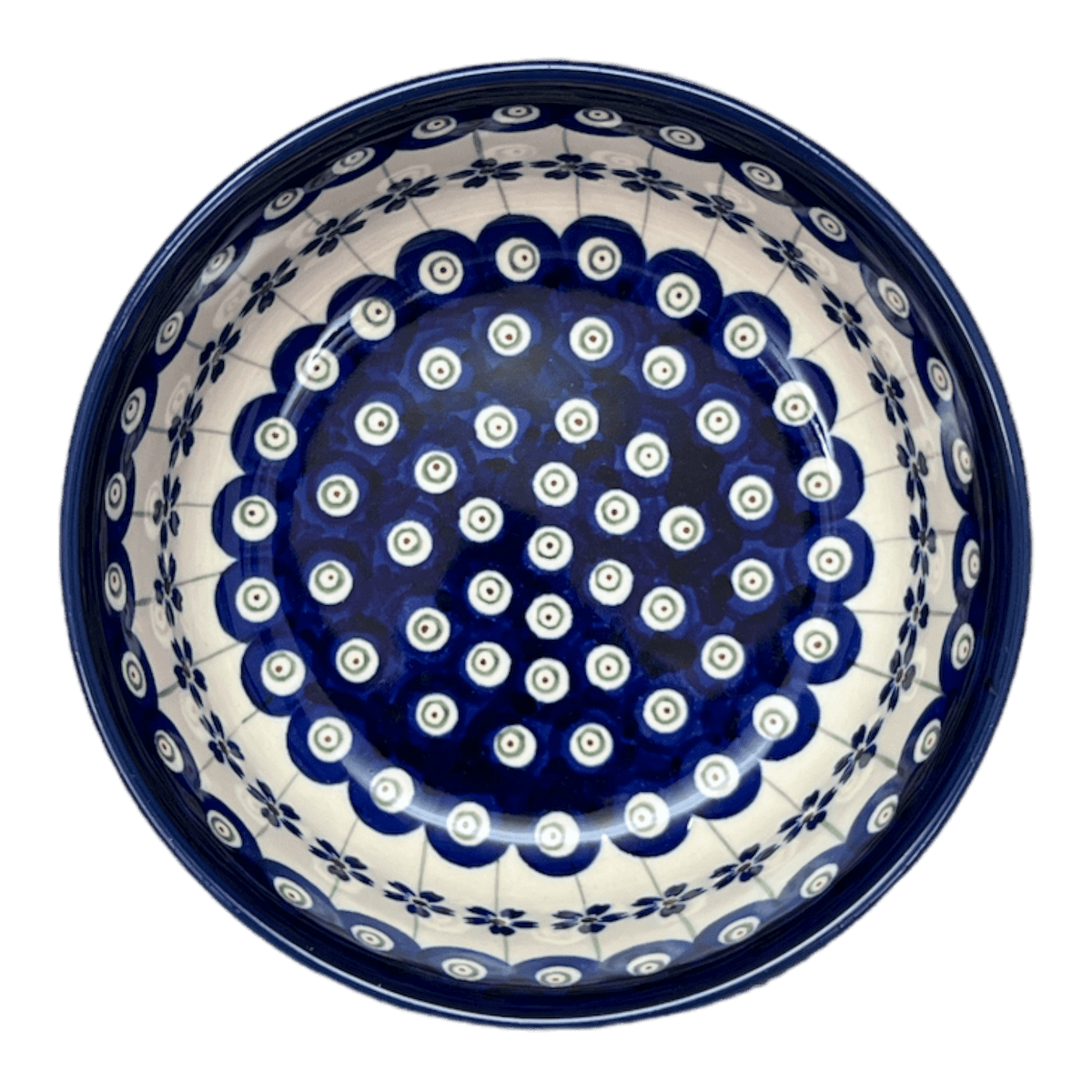 Bowl, Round, Magnolia, 6" in "Petite Floral Peacock" by Zaklady | Y833A-A166A