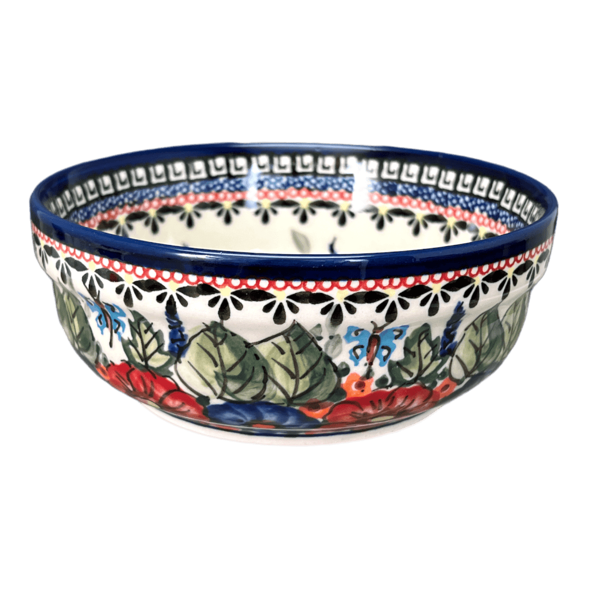 Bowl, Round, Magnolia, 6" in "Butterfly Bouquet" by Zaklady | Y833A-ART149