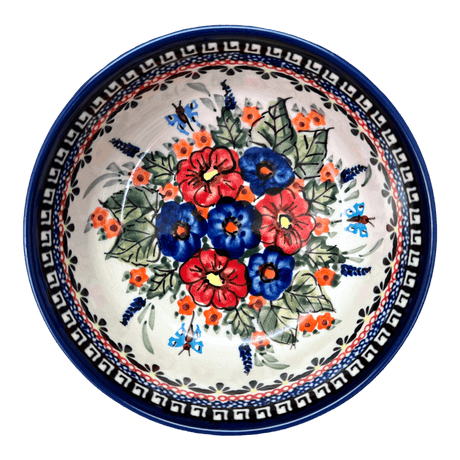 Bowl, Round, Magnolia, 6" in "Butterfly Bouquet" by Zaklady | Y833A-ART149