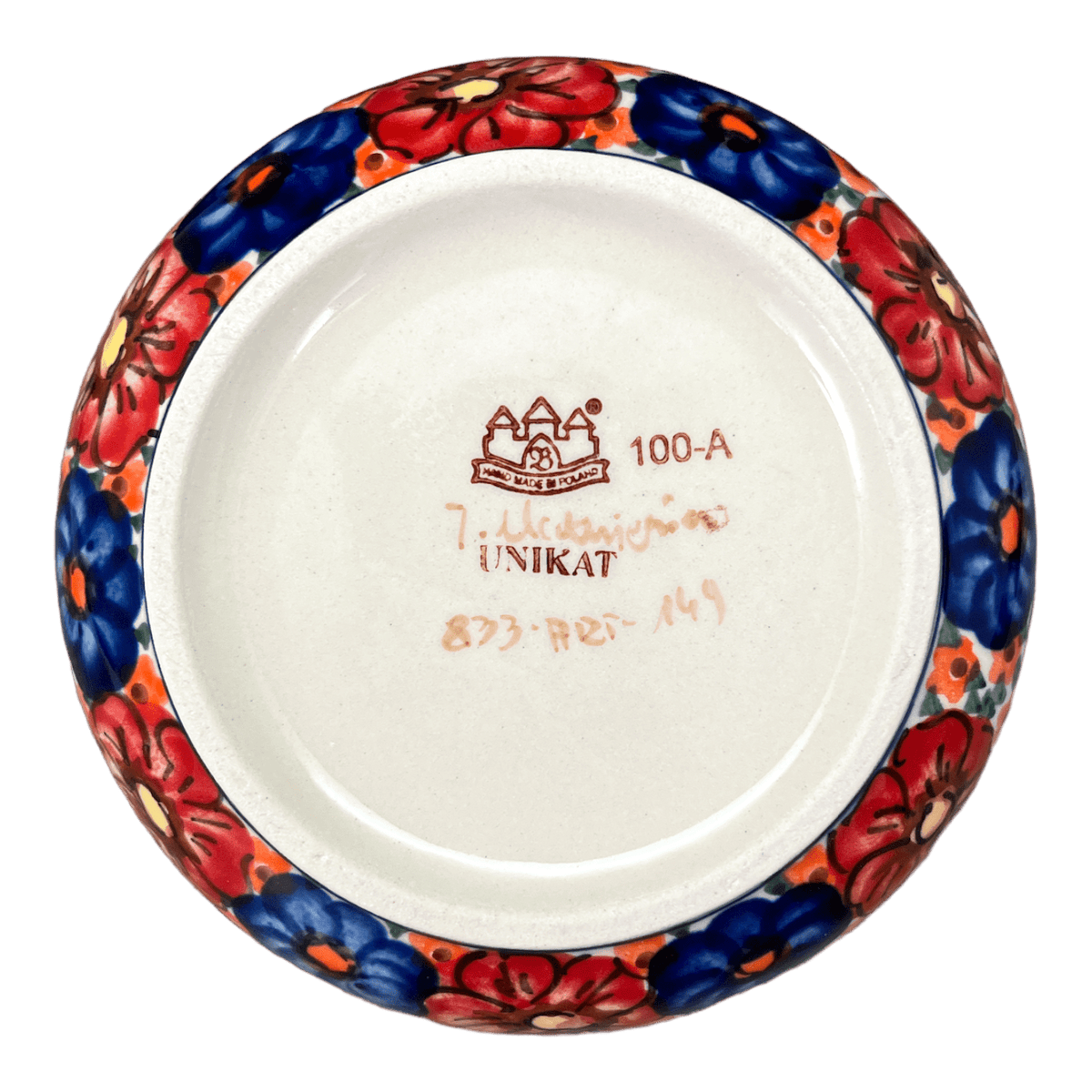 Bowl, Round, Magnolia, 6" in "Butterfly Bouquet" by Zaklady | Y833A-ART149