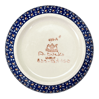 A picture of a Polish Pottery Zaklady 6" Magnolia Bowl (Exotic Reds) | Y833A-ART150 as shown at PolishPotteryOutlet.com/products/6-25-magnolia-bowl-exotic-reds-y833a-art150