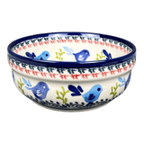 Bowl, Round, Magnolia, 6" in "Circling Bluebirds" by Zaklady | Y833A-ART214