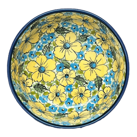 Bowl, Round, Magnolia, 6" in "Sunny Meadow" by Zaklady | Y833A-ART332