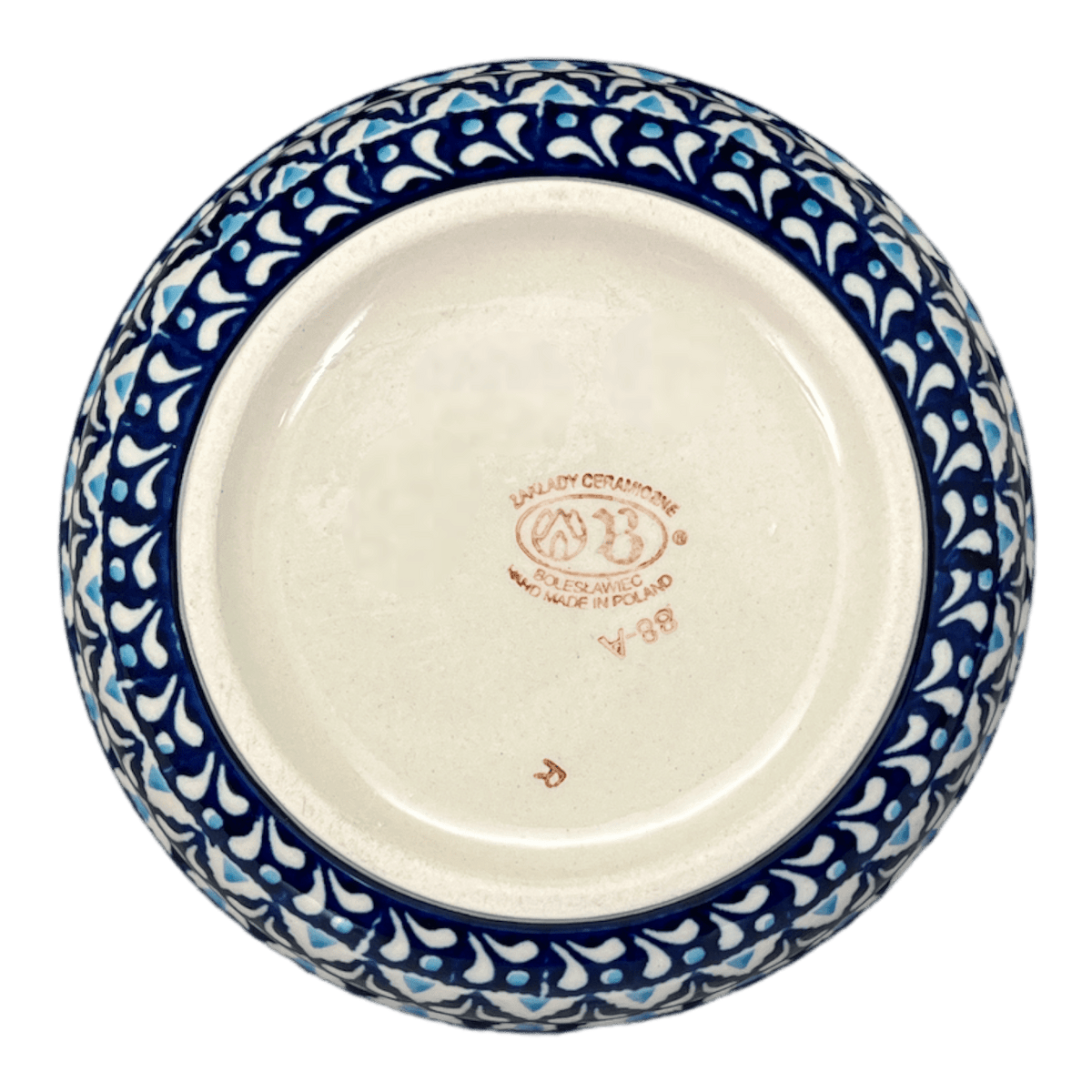 Bowl, Round, Magnolia, 6" in "Mosaic Blues" by Zaklady | Y833A-D910