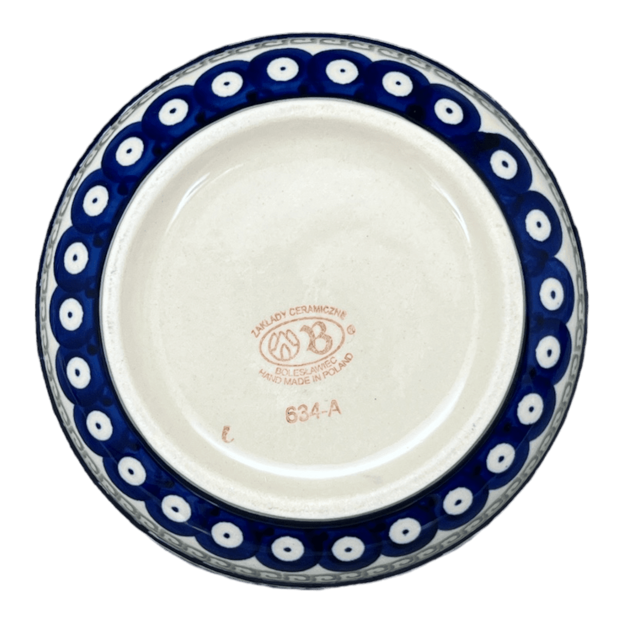 Bowl, Round, Magnolia, 6" in "Grecian Dot" by Zaklady | Y833A-D923