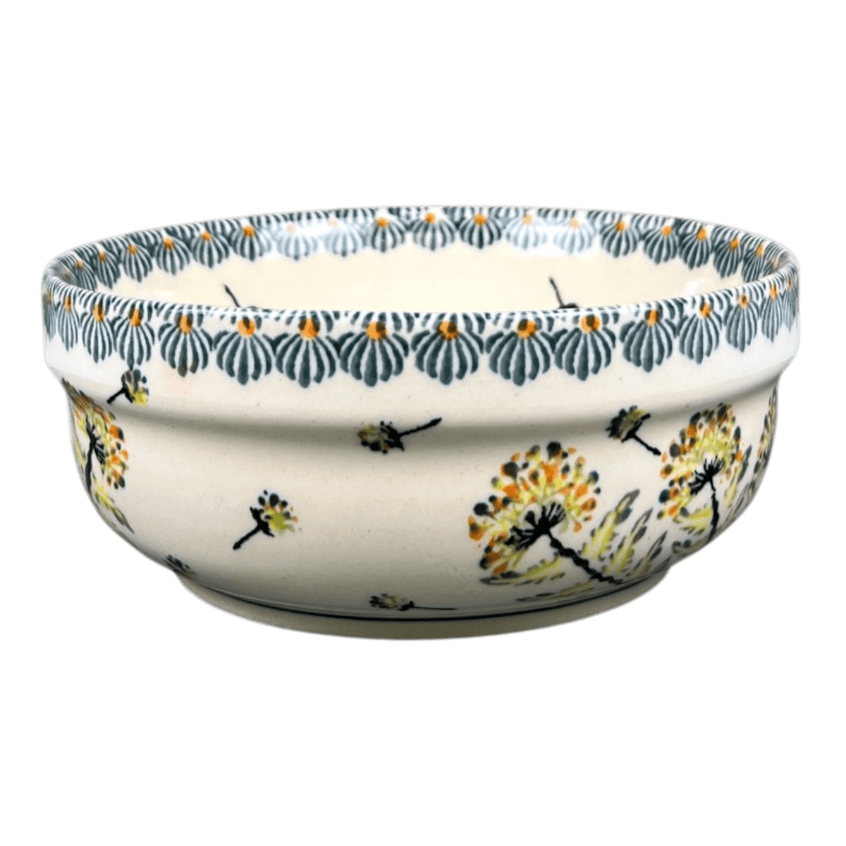 Bowl, Round, Magnolia, 6" in "Dandelions" by Zaklady | Y833A-DU201