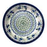 Bowl, Round, Magnolia, 7.25" in "Blue Tulips" by Zaklady | Y834A-ART160