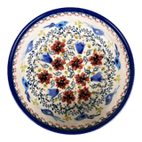 Bowl, Round, Magnolia, 7.25" in "Circling Bluebirds" by Zaklady | Y834A-ART214