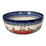 Bowl, Round, Magnolia, 7.25" in "Floral Crescent" by Zaklady | Y834A-ART237