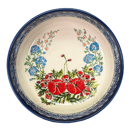 Bowl, Round, Magnolia, 7.25" in "Floral Crescent" by Zaklady | Y834A-ART237