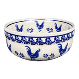 Bowl, Round, Magnolia, 7.25" in "Rooster Blues" by Zaklady | Y834A-D1149
