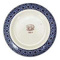 A picture of a Polish Pottery Zaklady 7.25" Magnolia Bowl (Ditsy Daisies) | Y834A-D120 as shown at PolishPotteryOutlet.com/products/7-25-magnolia-bowl-daisy-dot-y834a-d120