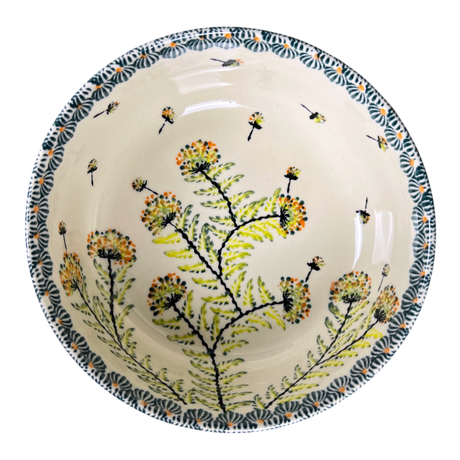 Bowl, Round, Magnolia, 7.25" in "Dandelions" by Zaklady | Y834A-DU201
