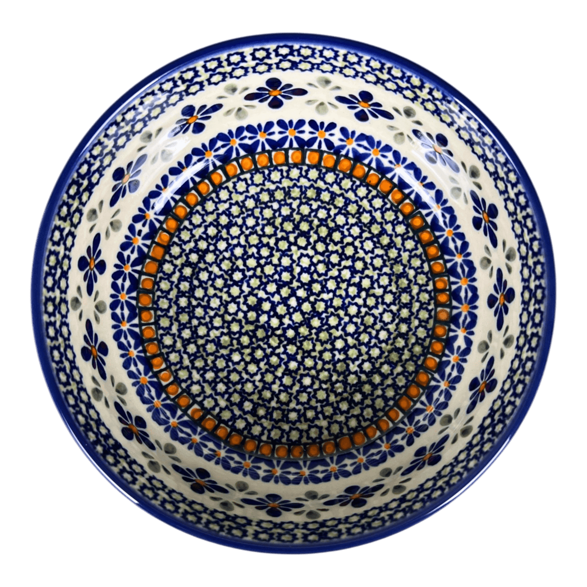 Bowl, Round, Magnolia, 7.25" in "Emerald Mosaic" by Zaklady | Y834A-DU60