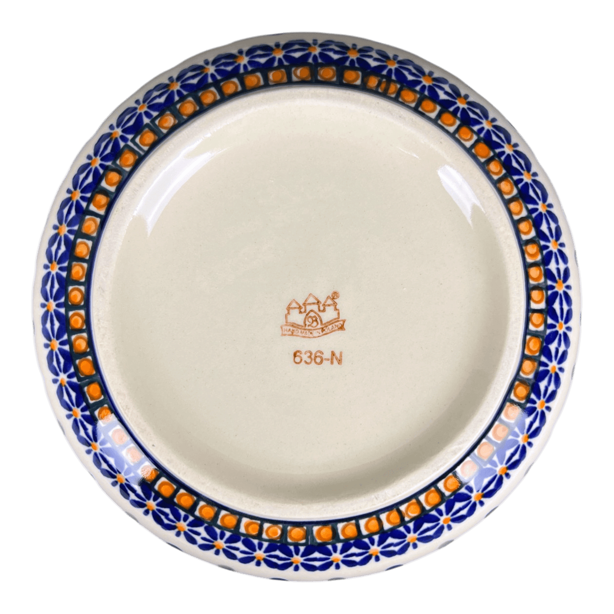 Bowl, Round, Magnolia, 7.25" in "Emerald Mosaic" by Zaklady | Y834A-DU60
