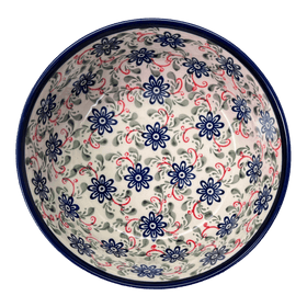 Polish Pottery 8" Magnolia Bowl (Swirling Flowers) | Y835A-A1197A Additional Image at PolishPotteryOutlet.com