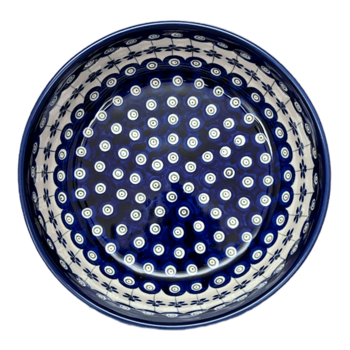 Bowl, Round, Magnolia, 8" in "Petite Floral Peacock" by Zaklady | Y835A-A166A