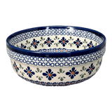 Bowl, Round, Magnolia, 8" in "Blue Mosaic Flower" by Zaklady | Y835A-A221A