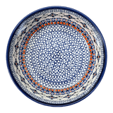 Bowl, Round, Magnolia, 8" in "Blue Mosaic Flower" by Zaklady | Y835A-A221A