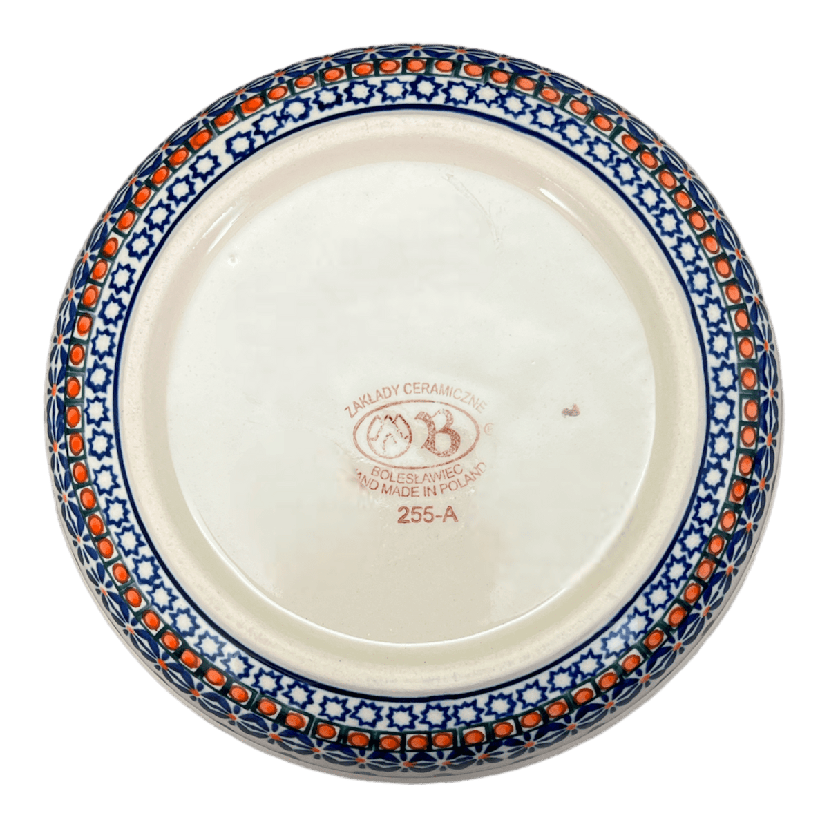 Bowl, Round, Magnolia, 8" in "Blue Mosaic Flower" by Zaklady | Y835A-A221A