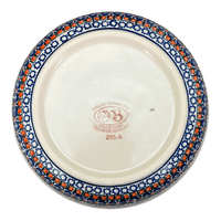 A picture of a Polish Pottery Zaklady 8" Magnolia Bowl (Blue Mosaic Flower) | Y835A-A221A as shown at PolishPotteryOutlet.com/products/8-magnolia-bowl-blue-mosaic-flower-y835a-a221a
