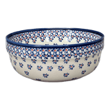 Bowl, Round, Magnolia, 8" in "Falling Blue Daisies" by Zaklady | Y835A-A882A