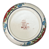 Bowl, Round, Magnolia, 8" in "Floral Crescent" by Zaklady | Y835A-ART237