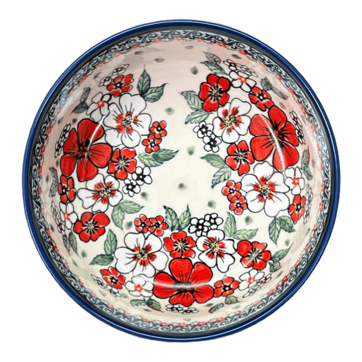 Bowl, Round, Magnolia, 8" in "Cosmic Cosmos" by Zaklady | Y835A-ART326