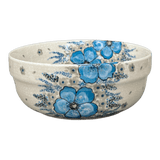 Bowl, Round, Magnolia, 8" in "Something Blue" by Zaklady | Y835A-ART374