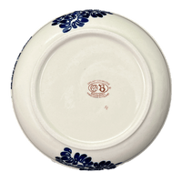 A picture of a Polish Pottery Zaklady 8" Magnolia Bowl (Blue Floral Vines) | Y835A-D1210A as shown at PolishPotteryOutlet.com/products/8-magnolia-bowl-blue-floral-vines-y835a-d1210a