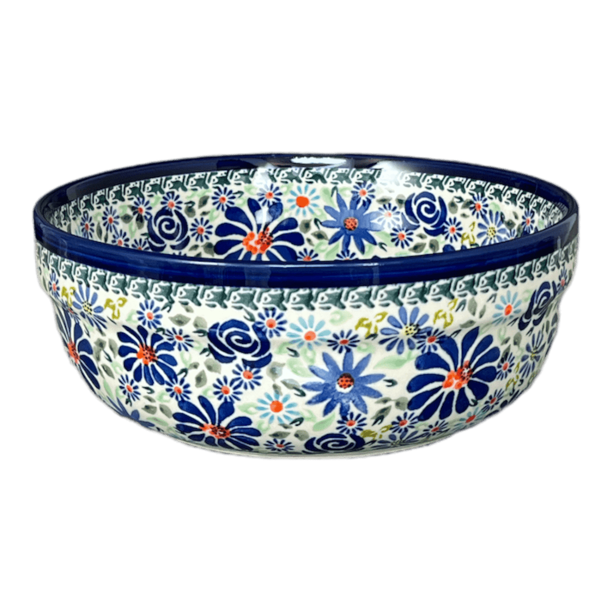 Bowl, Round, Magnolia, 8" in "Floral Explosion" by Zaklady | Y835A-DU126