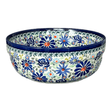 Bowl, Round, Magnolia, 8" in "Floral Explosion" by Zaklady | Y835A-DU126