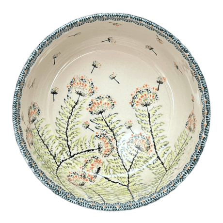 Bowl, Round, Magnolia, 8" in "Dandelions" by Zaklady | Y835A-DU201