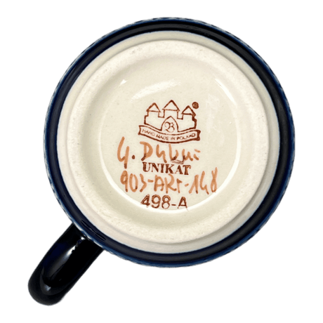 Mug, Traditional Mug, 8 oz in "Bloomin' Sky" by Zaklady | Y903-ART148