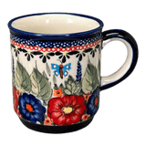 Mug, Traditional Mug, 8 oz in "Butterfly Bouquet" by Zaklady | Y903-ART149